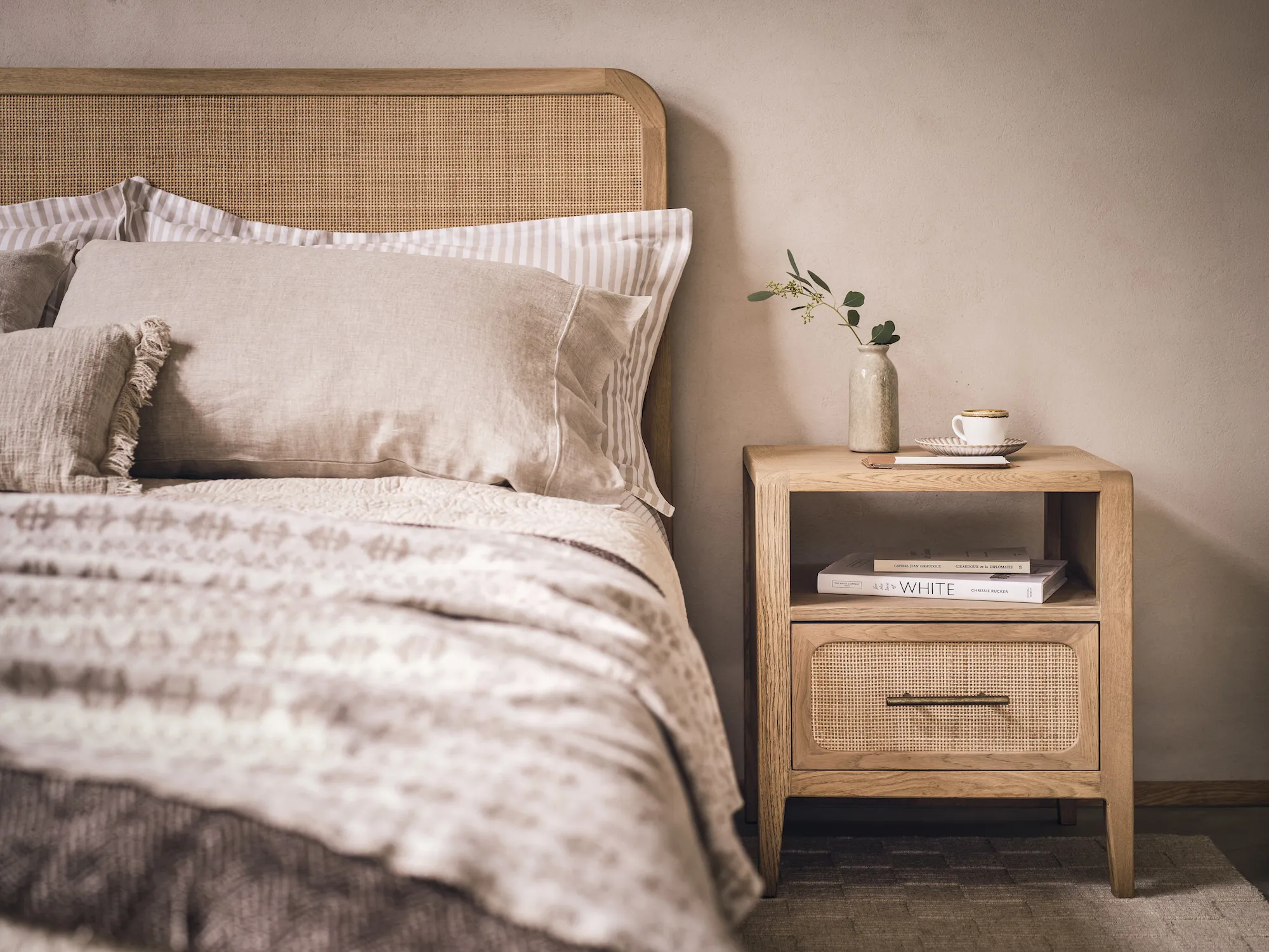 Bringing natural materials into your bedroom